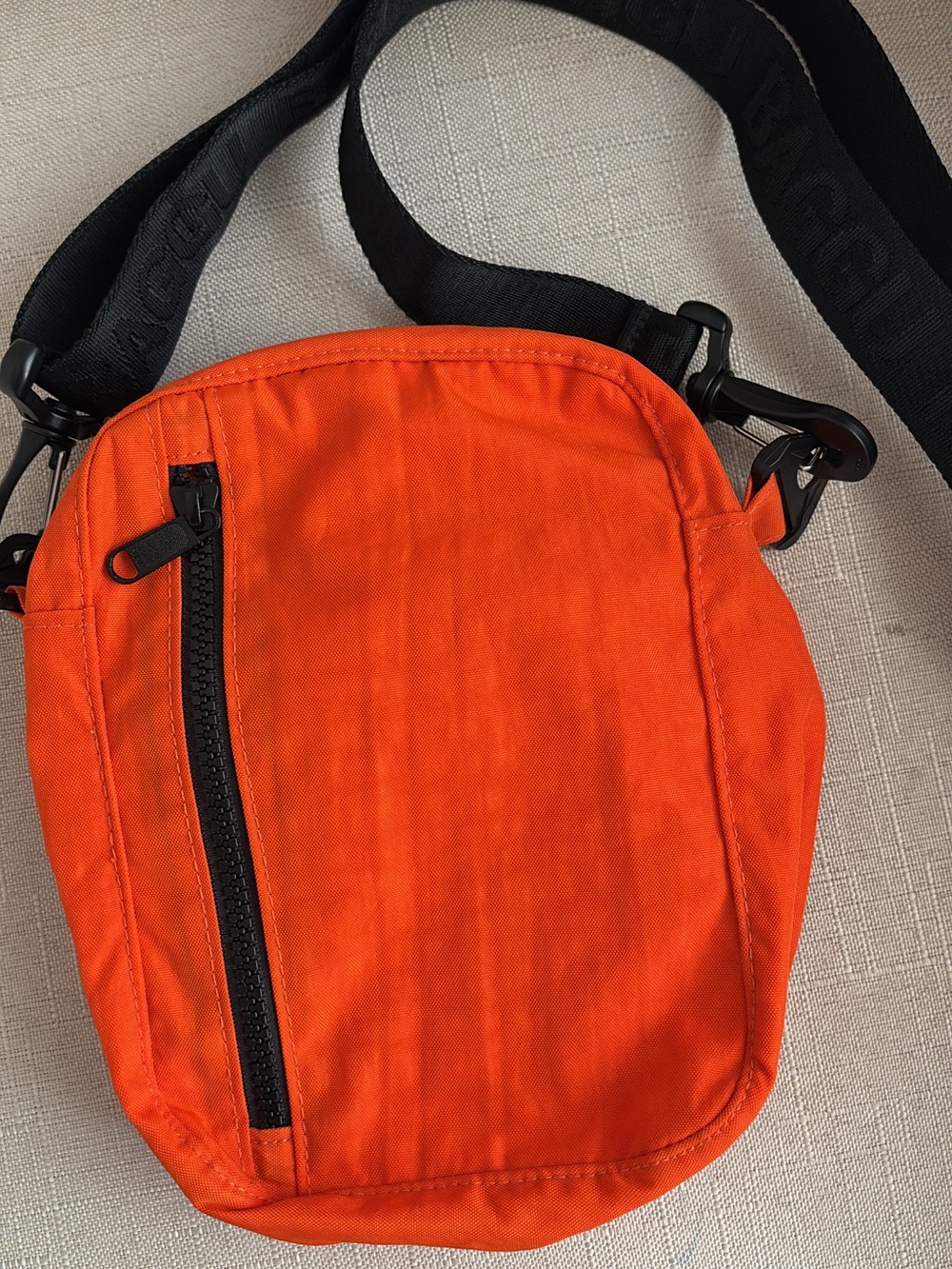 BAGGU Orange Sports Crossbody Bag